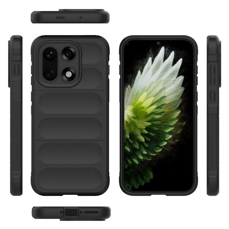 For OnePlus 15 Magic Shield TPU + Flannel Phone Case
