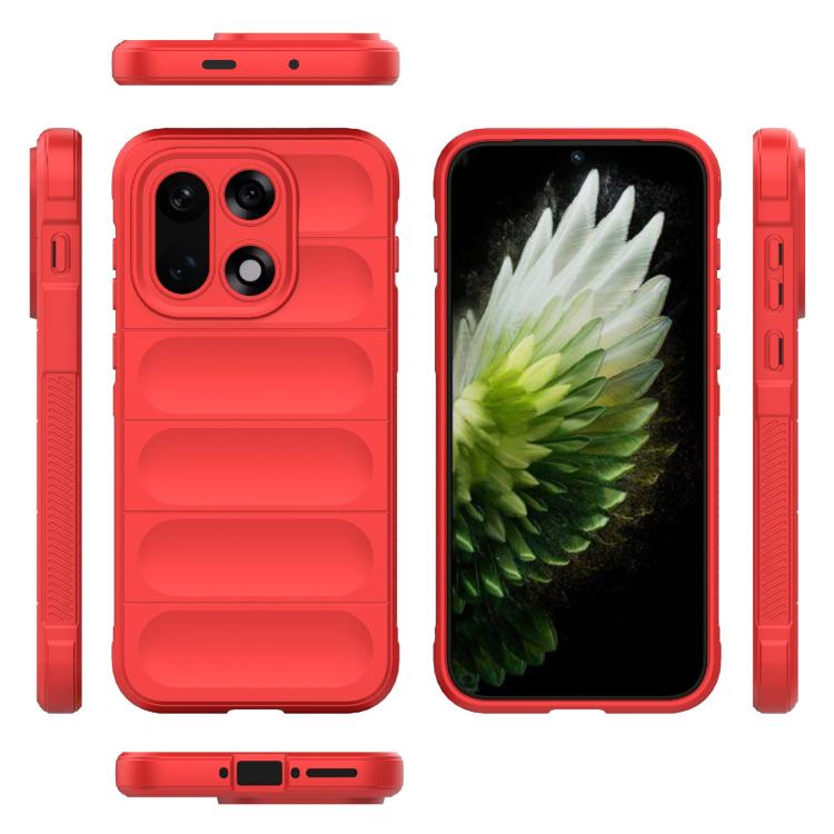For OnePlus 15 Magic Shield TPU + Flannel Phone Case