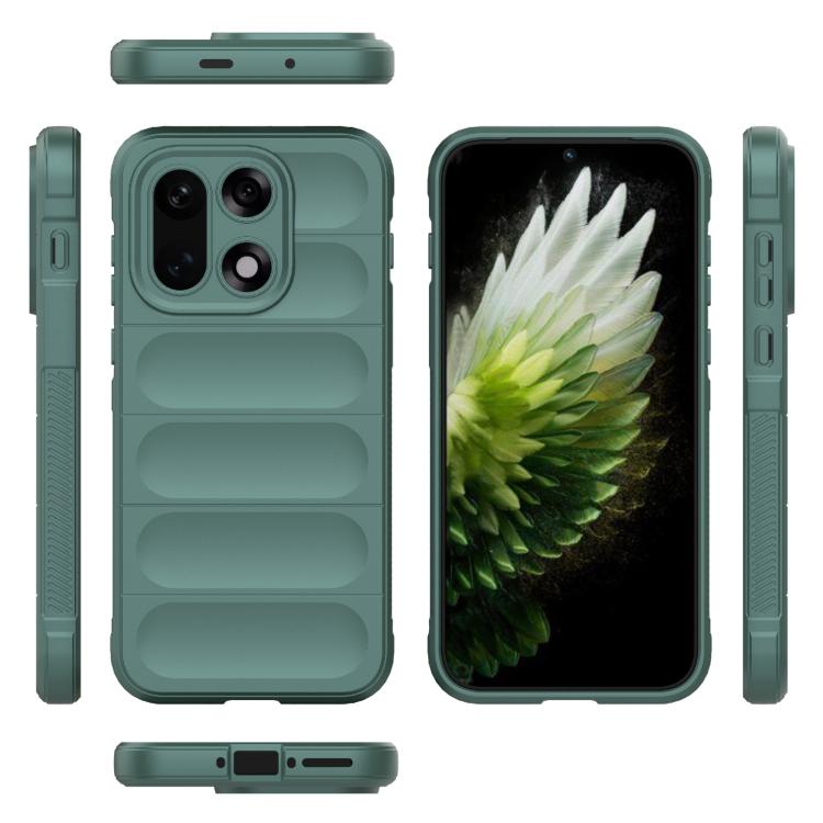 For OnePlus 15 Magic Shield TPU + Flannel Phone Case