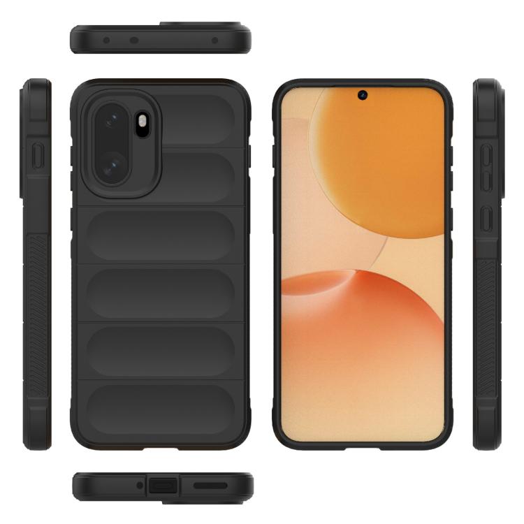 For OnePlus 15R 5G Global Magic Shield TPU + Flannel Phone Case