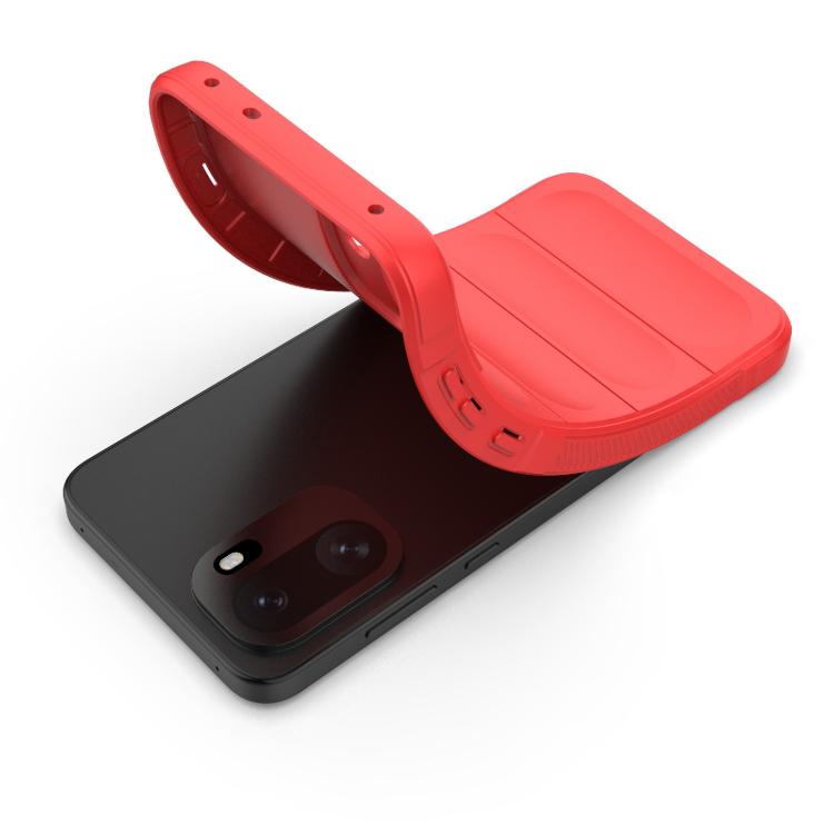 For OnePlus 15R 5G Global Magic Shield TPU + Flannel Phone Case