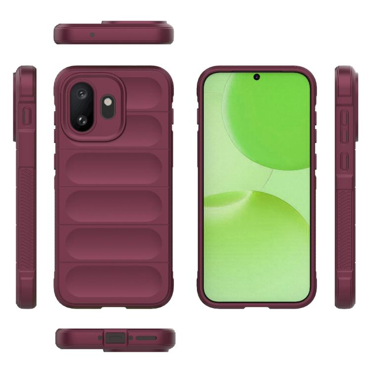 For OnePlus 15T 5G Magic Shield TPU + Flannel Phone Case