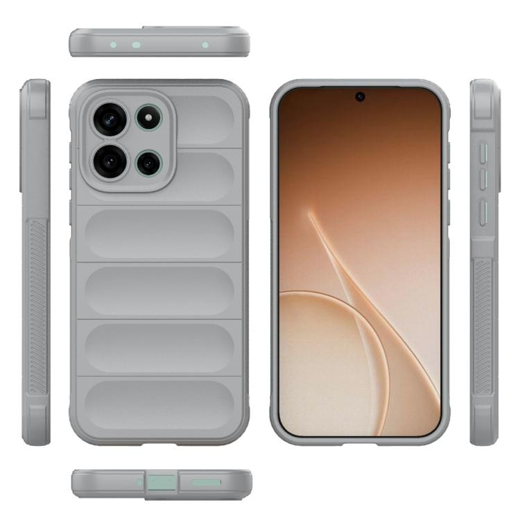 For OnePlus Turbo 6 5G Magic Shield TPU + Flannel Phone Case