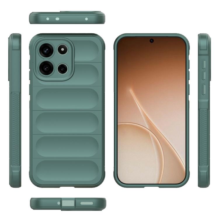 For OnePlus Turbo 6 5G Magic Shield TPU + Flannel Phone Case