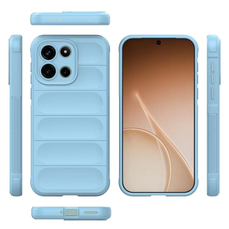 For OnePlus Turbo 6 5G Magic Shield TPU + Flannel Phone Case