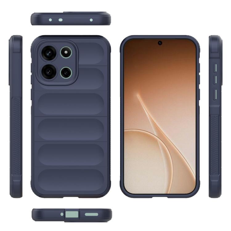For OnePlus Turbo 6 5G Magic Shield TPU + Flannel Phone Case
