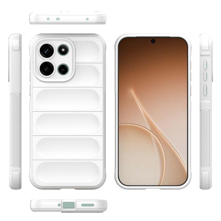 For OnePlus Turbo 6 5G Magic Shield TPU + Flannel Phone Case