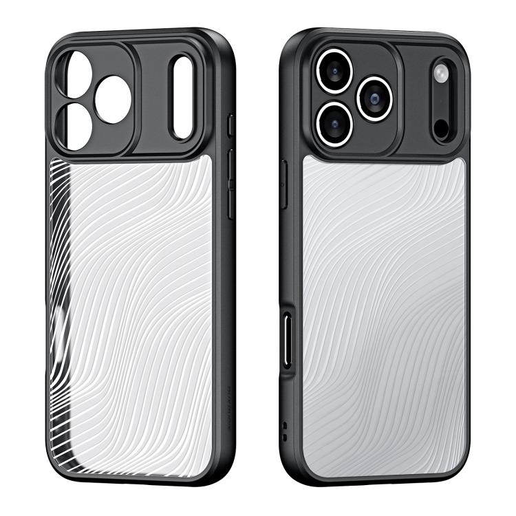 For iPhone 17 Pro Max DUX DUCIS Aimo Series  Frosted Feel Phone Case - Black