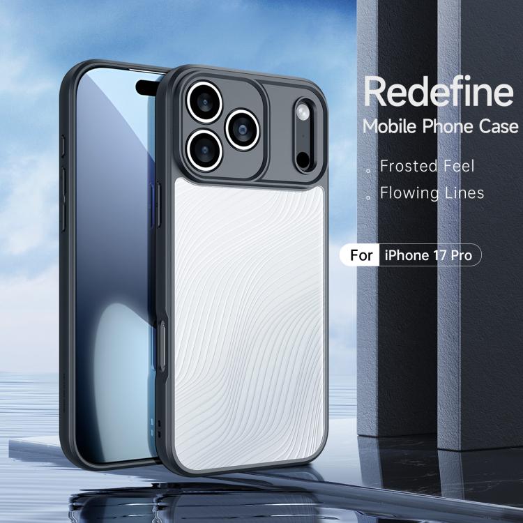 For iPhone 17 Pro DUX DUCIS Aimo Series  Frosted Feel Phone Case - Black