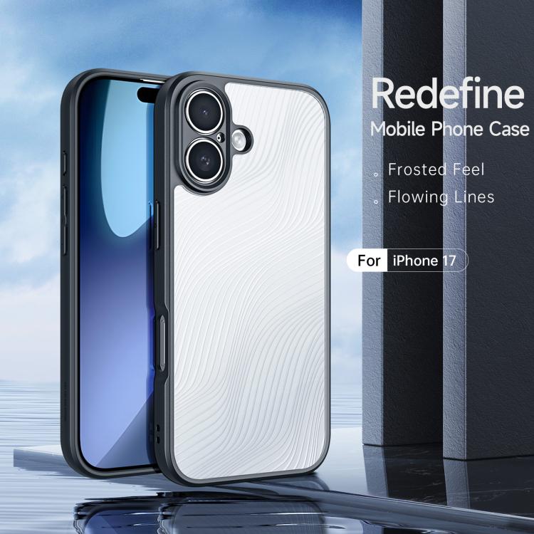 For iPhone 17 DUX DUCIS Aimo Series  Frosted Feel Phone Case - Black
