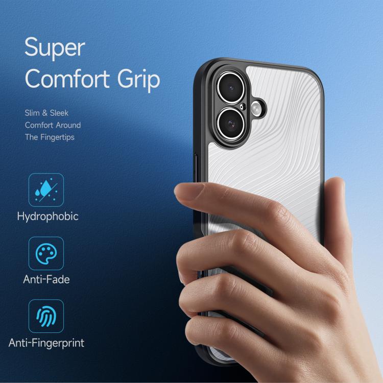 For iPhone 17 DUX DUCIS Aimo Series  Frosted Feel Phone Case - Black