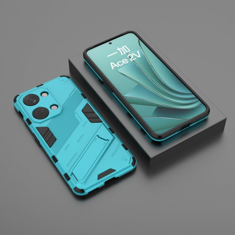 For OnePlus Ace 2V Punk Armor 2 in 1 PC + TPU Phone Case with Holder