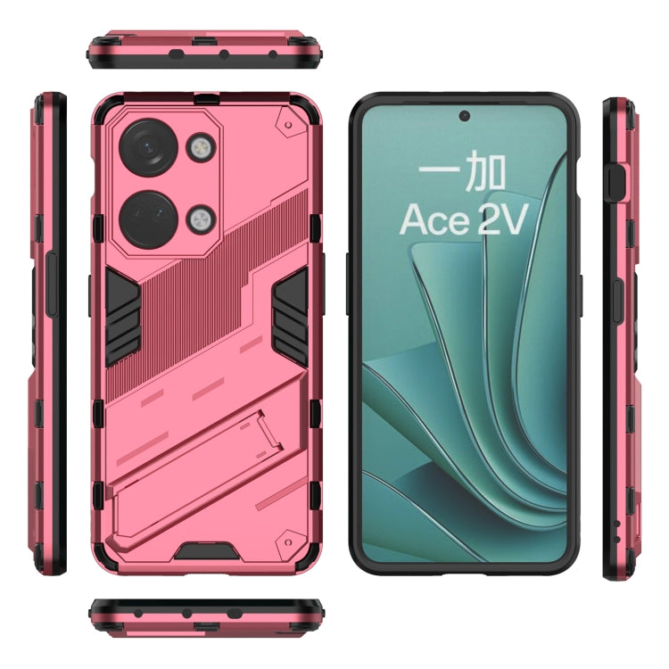 For OnePlus Ace 2V Punk Armor 2 in 1 PC + TPU Phone Case with Holder