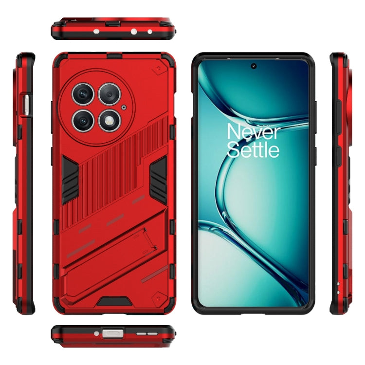 For OnePlus Ace 2 Pro Punk Armor 2 in 1 PC + TPU Phone Case with Holder