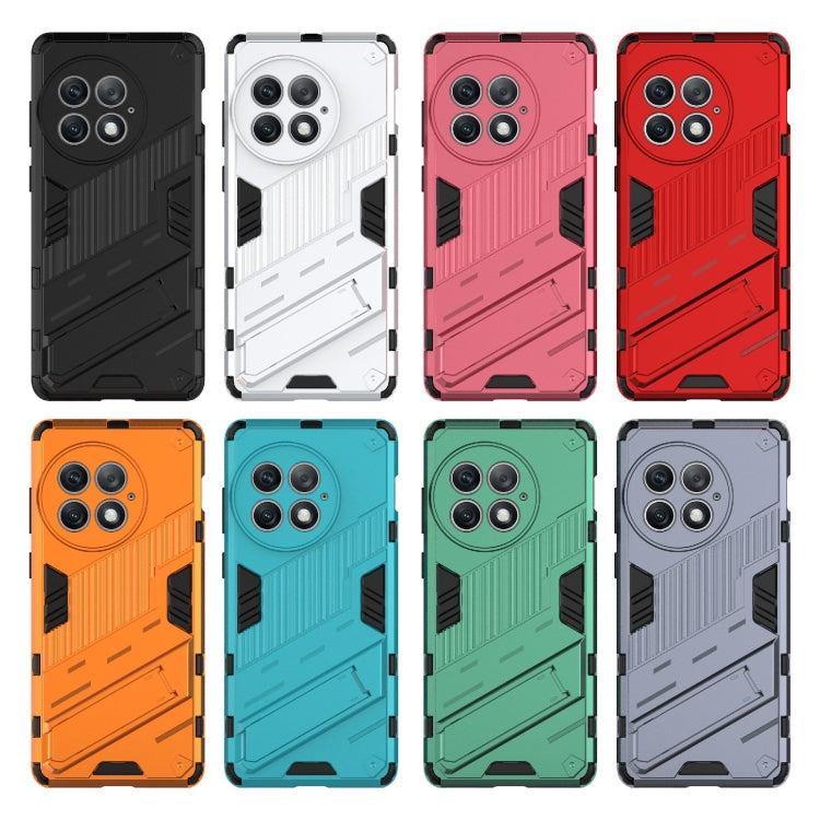 For OnePlus Ace 2 Pro Punk Armor 2 in 1 PC + TPU Phone Case with Holder