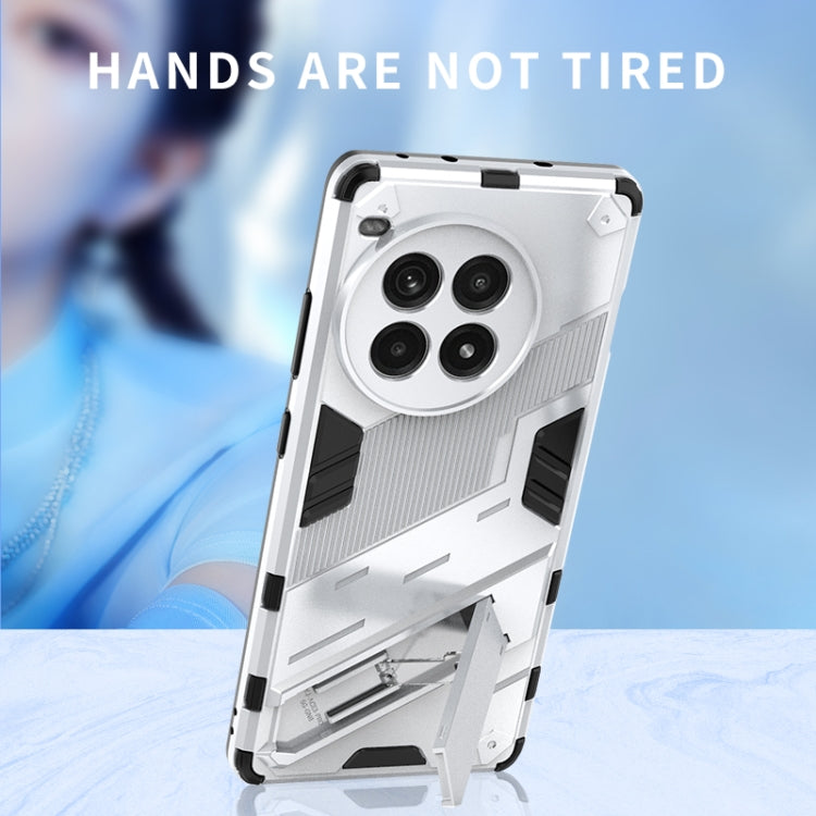 For OnePlus Ace 3 Pro 5G Punk Armor 2 in 1 PC + TPU Phone Case with Holder