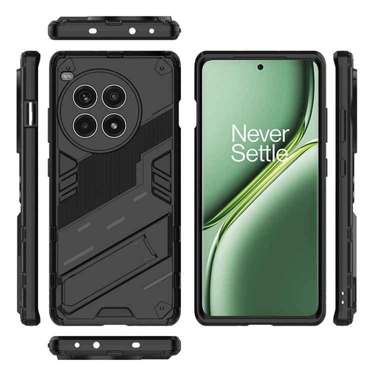 For OnePlus Ace 3 Pro 5G Punk Armor 2 in 1 PC + TPU Phone Case with Holder