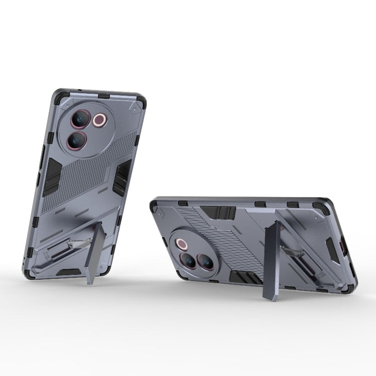 For vivo V30e 5G Global Punk Armor 2 in 1 PC + TPU Phone Case with Holder