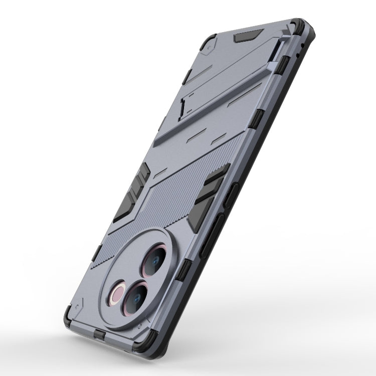 For vivo V30e 5G Global Punk Armor 2 in 1 PC + TPU Phone Case with Holder