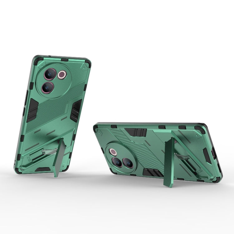 For vivo V30e 5G Global Punk Armor 2 in 1 PC + TPU Phone Case with Holder