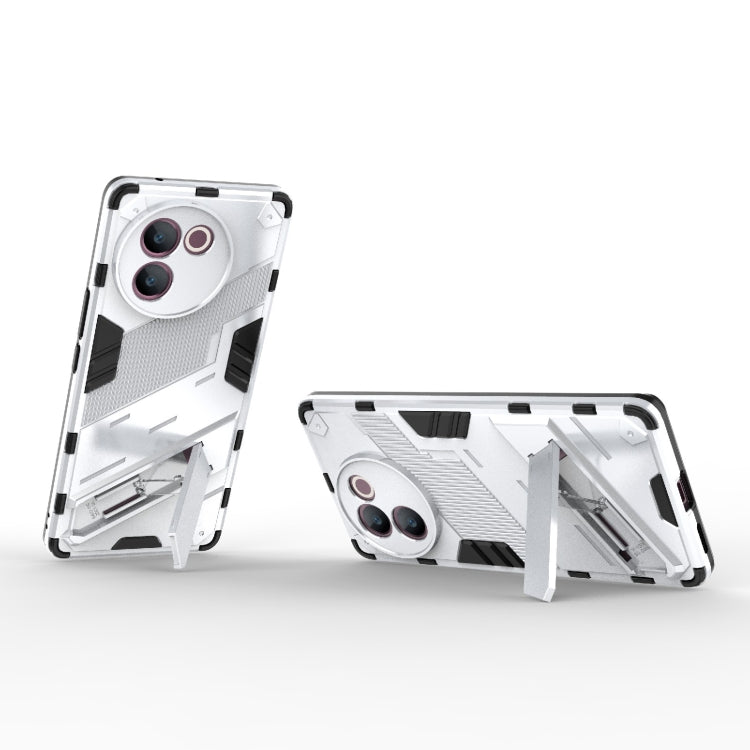 For vivo V30e 5G Global Punk Armor 2 in 1 PC + TPU Phone Case with Holder