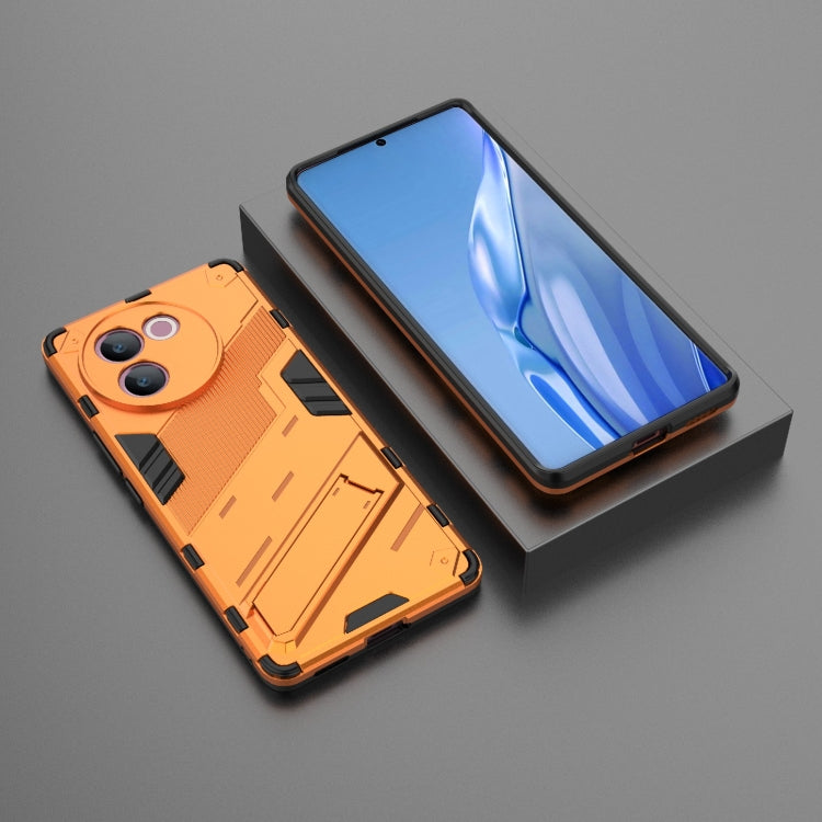 For vivo V30e 5G Global Punk Armor 2 in 1 PC + TPU Phone Case with Holder