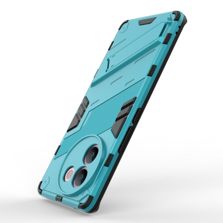 For vivo V30e 5G Global Punk Armor 2 in 1 PC + TPU Phone Case with Holder
