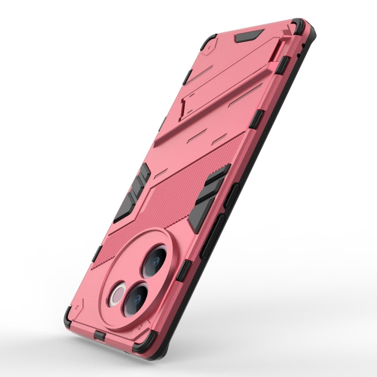 For vivo V30e 5G Global Punk Armor 2 in 1 PC + TPU Phone Case with Holder