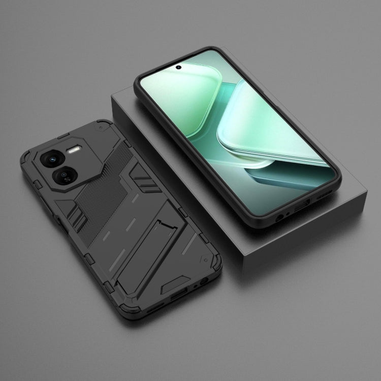 For vivo iQOO Z9X 5G Punk Armor 2 in 1 PC + TPU Phone Case with Holder
