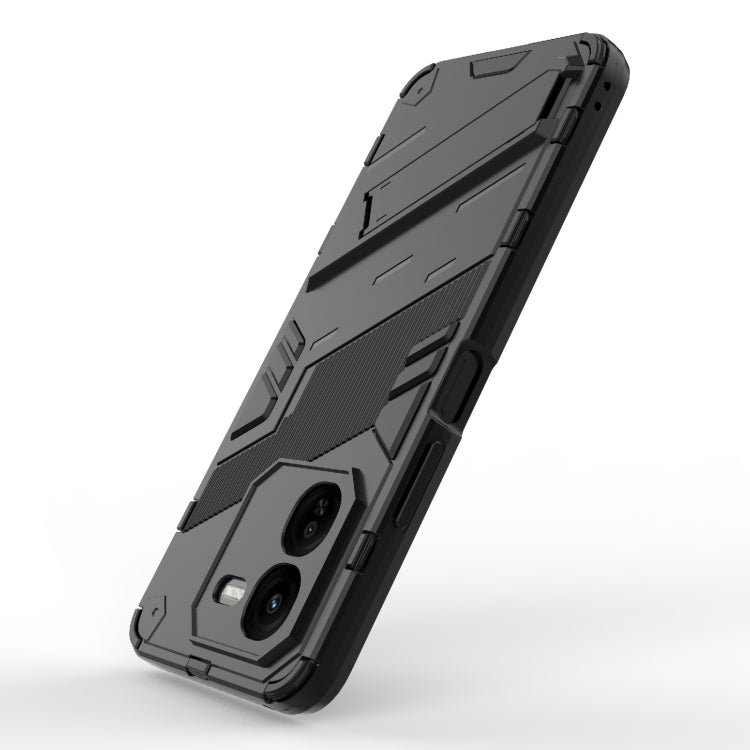 For vivo iQOO Z9X 5G Punk Armor 2 in 1 PC + TPU Phone Case with Holder
