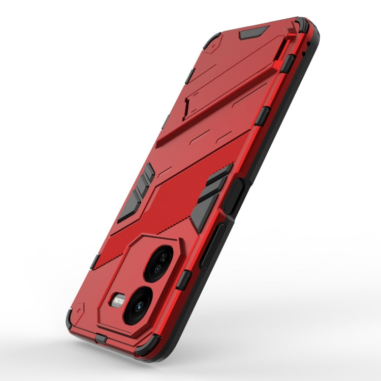 For vivo iQOO Z9X 5G Punk Armor 2 in 1 PC + TPU Phone Case with Holder
