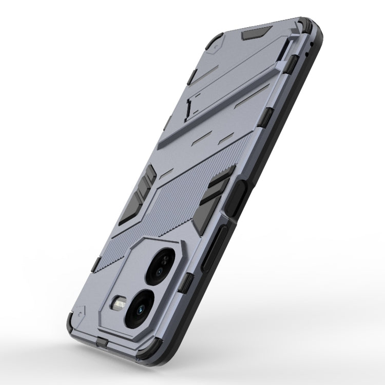 For vivo iQOO Z9X 5G Punk Armor 2 in 1 PC + TPU Phone Case with Holder