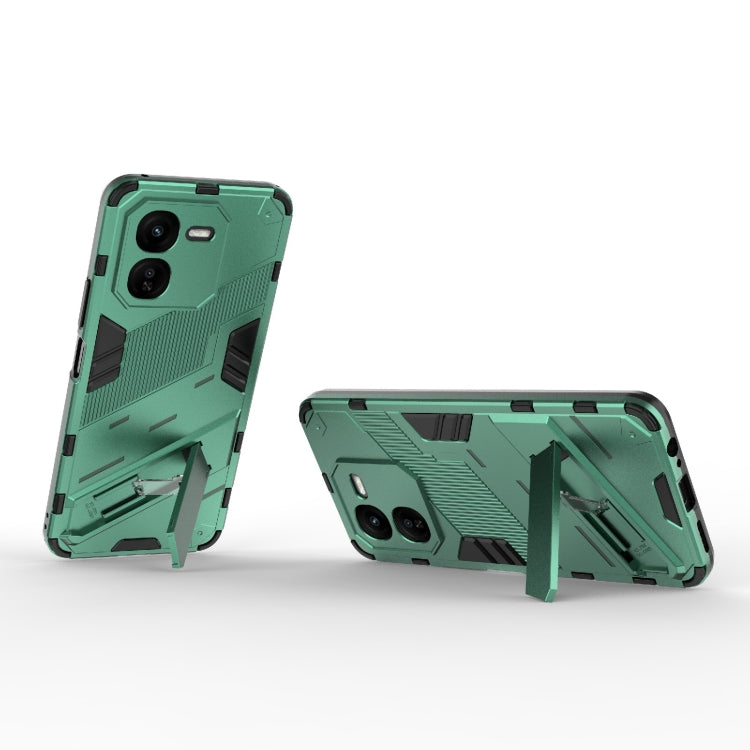 For vivo iQOO Z9X 5G Punk Armor 2 in 1 PC + TPU Phone Case with Holder