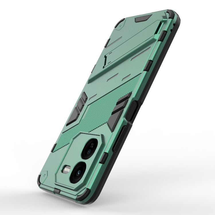 For vivo iQOO Z9X 5G Punk Armor 2 in 1 PC + TPU Phone Case with Holder