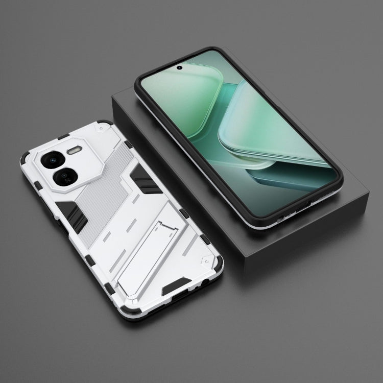 For vivo iQOO Z9X 5G Punk Armor 2 in 1 PC + TPU Phone Case with Holder