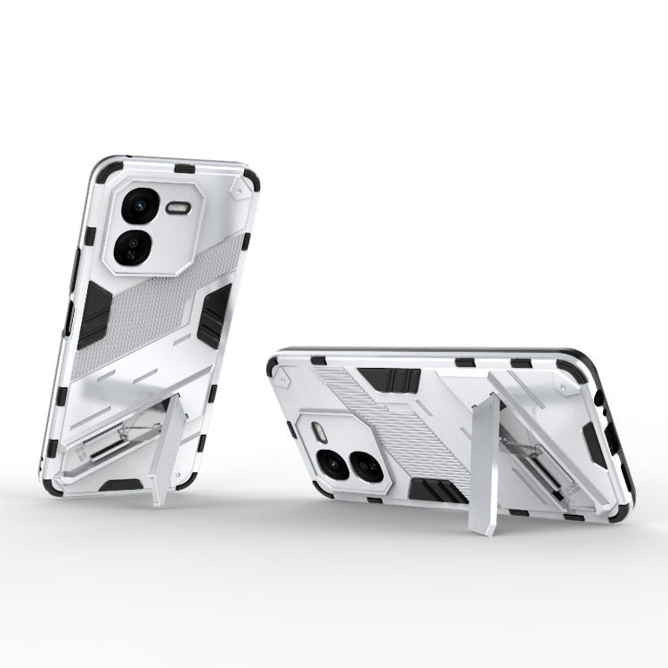 For vivo iQOO Z9X 5G Punk Armor 2 in 1 PC + TPU Phone Case with Holder