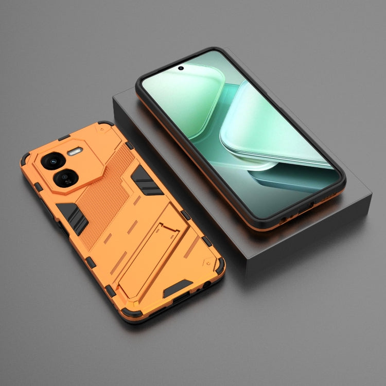 For vivo iQOO Z9X 5G Punk Armor 2 in 1 PC + TPU Phone Case with Holder