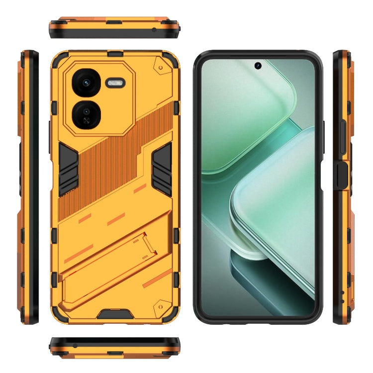 For vivo iQOO Z9X 5G Punk Armor 2 in 1 PC + TPU Phone Case with Holder
