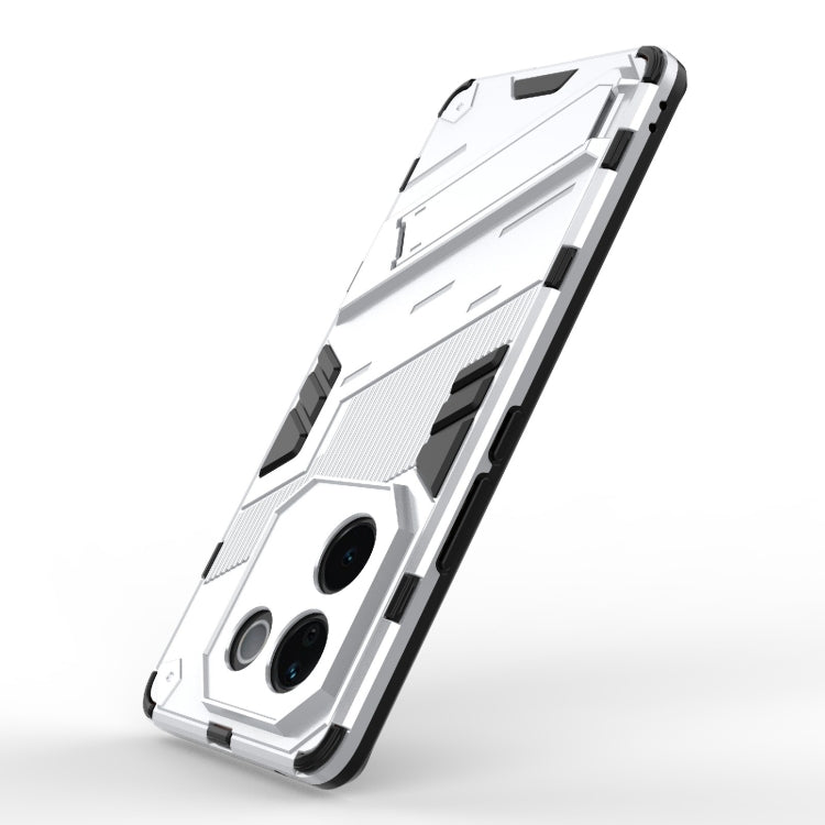 For vivo iQOO Z9s Pro 5G India Punk Armor 2 in 1 PC + TPU Phone Case with Holder