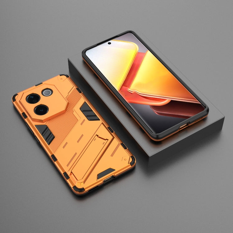 For vivo iQOO Z9s Pro 5G India Punk Armor 2 in 1 PC + TPU Phone Case with Holder