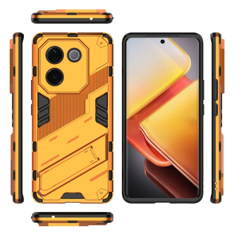 For vivo iQOO Z9s Pro 5G India Punk Armor 2 in 1 PC + TPU Phone Case with Holder