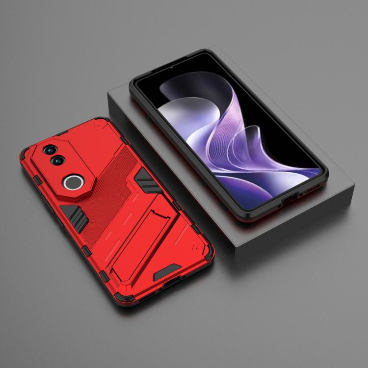 For vivo V50 5G Global Punk Armor 2 in 1 PC + TPU Phone Case with Holder