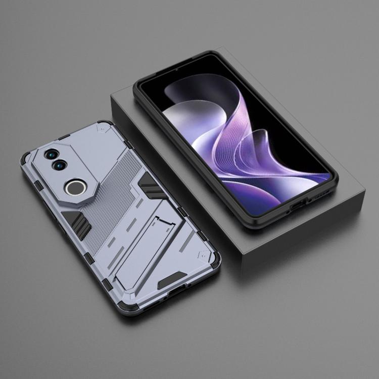 For vivo V50 5G Global Punk Armor 2 in 1 PC + TPU Phone Case with Holder