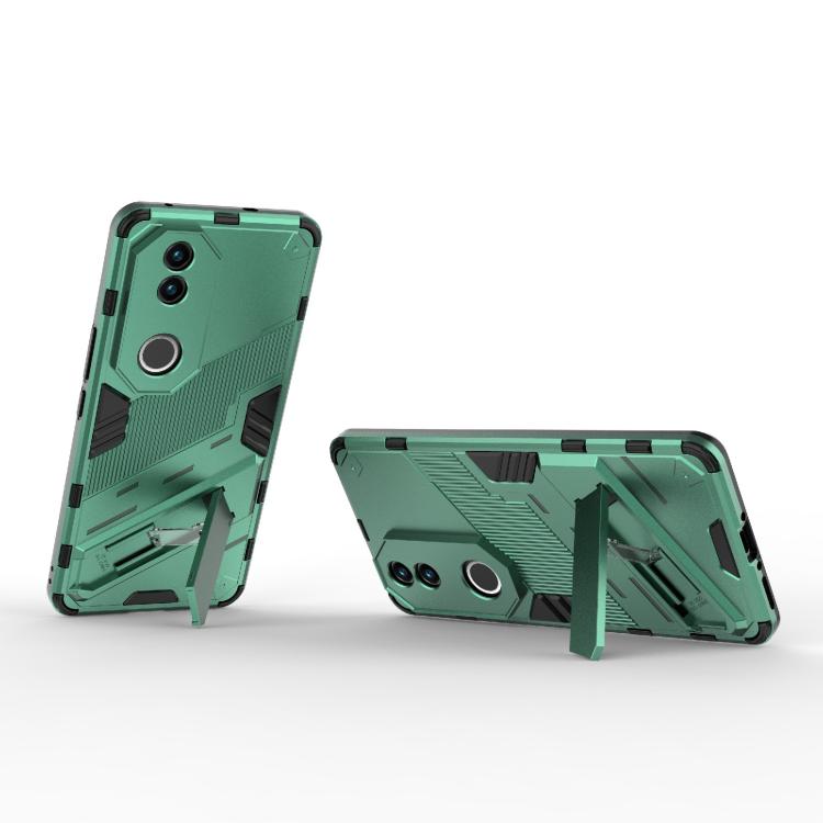 For vivo V50 5G Global Punk Armor 2 in 1 PC + TPU Phone Case with Holder
