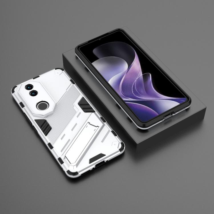For vivo V50 5G Global Punk Armor 2 in 1 PC + TPU Phone Case with Holder