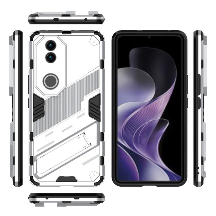 For vivo V50 5G Global Punk Armor 2 in 1 PC + TPU Phone Case with Holder