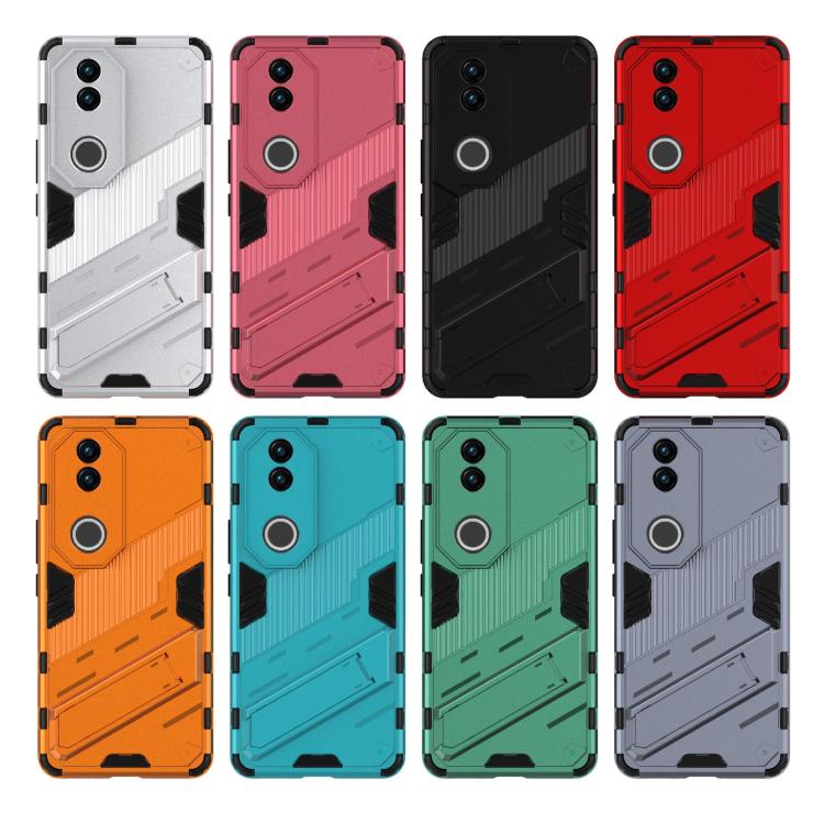 For vivo V50 5G Global Punk Armor 2 in 1 PC + TPU Phone Case with Holder