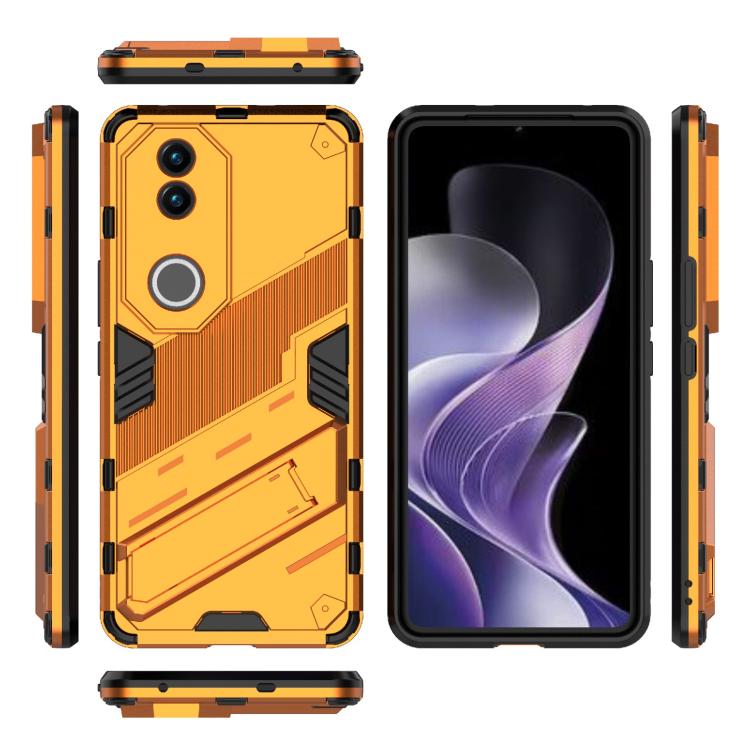 For vivo V50 5G Global Punk Armor 2 in 1 PC + TPU Phone Case with Holder