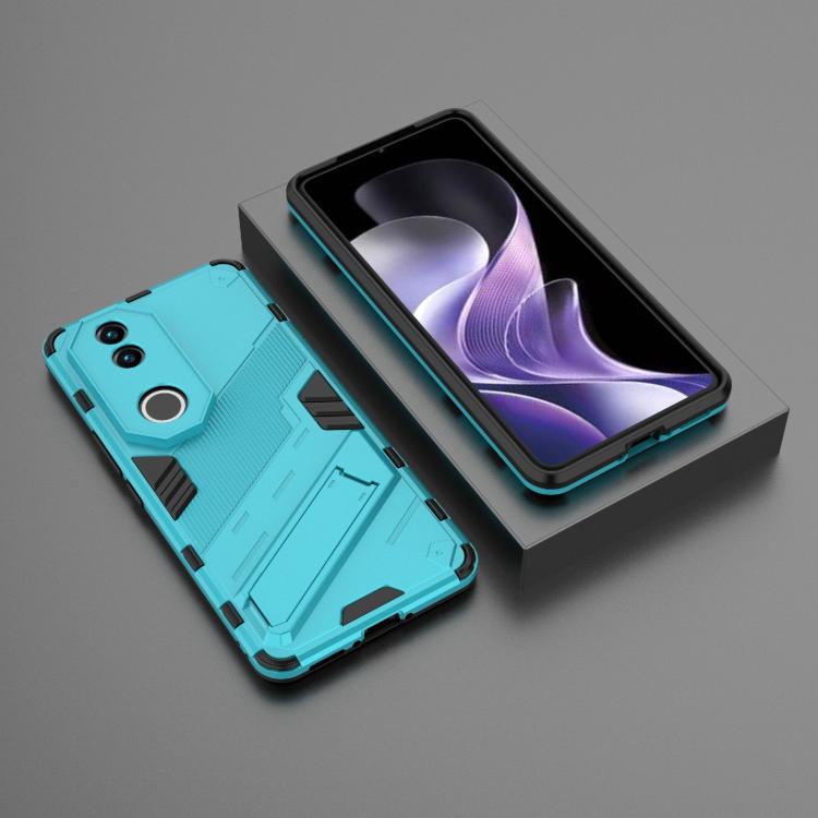 For vivo V50 5G Global Punk Armor 2 in 1 PC + TPU Phone Case with Holder
