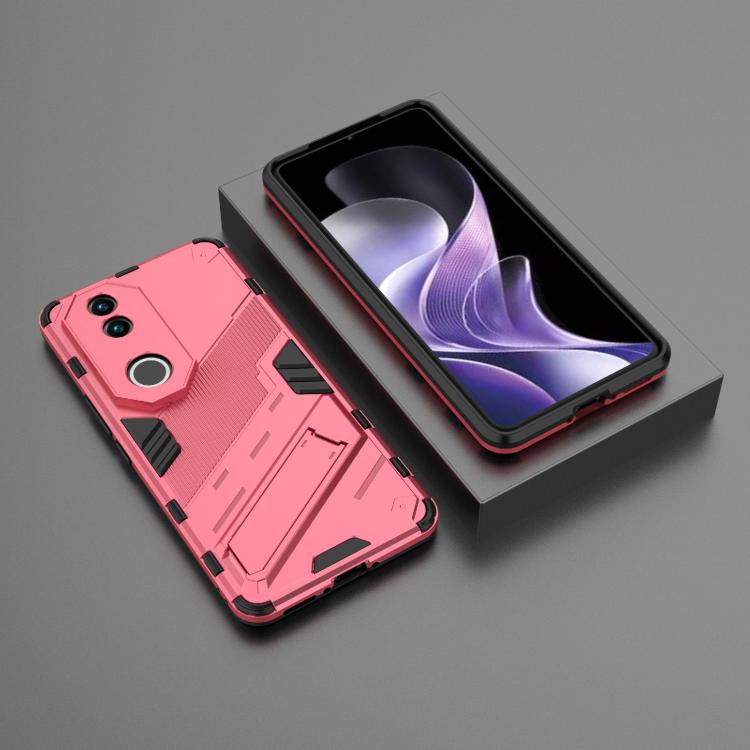 For vivo V50 5G Global Punk Armor 2 in 1 PC + TPU Phone Case with Holder